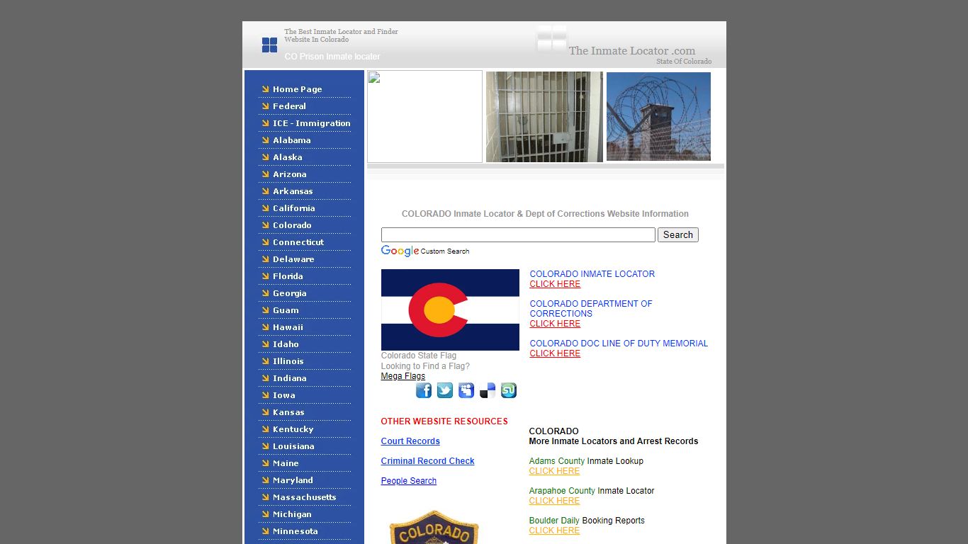 Colorado Inmate Locator & Colorado DOC